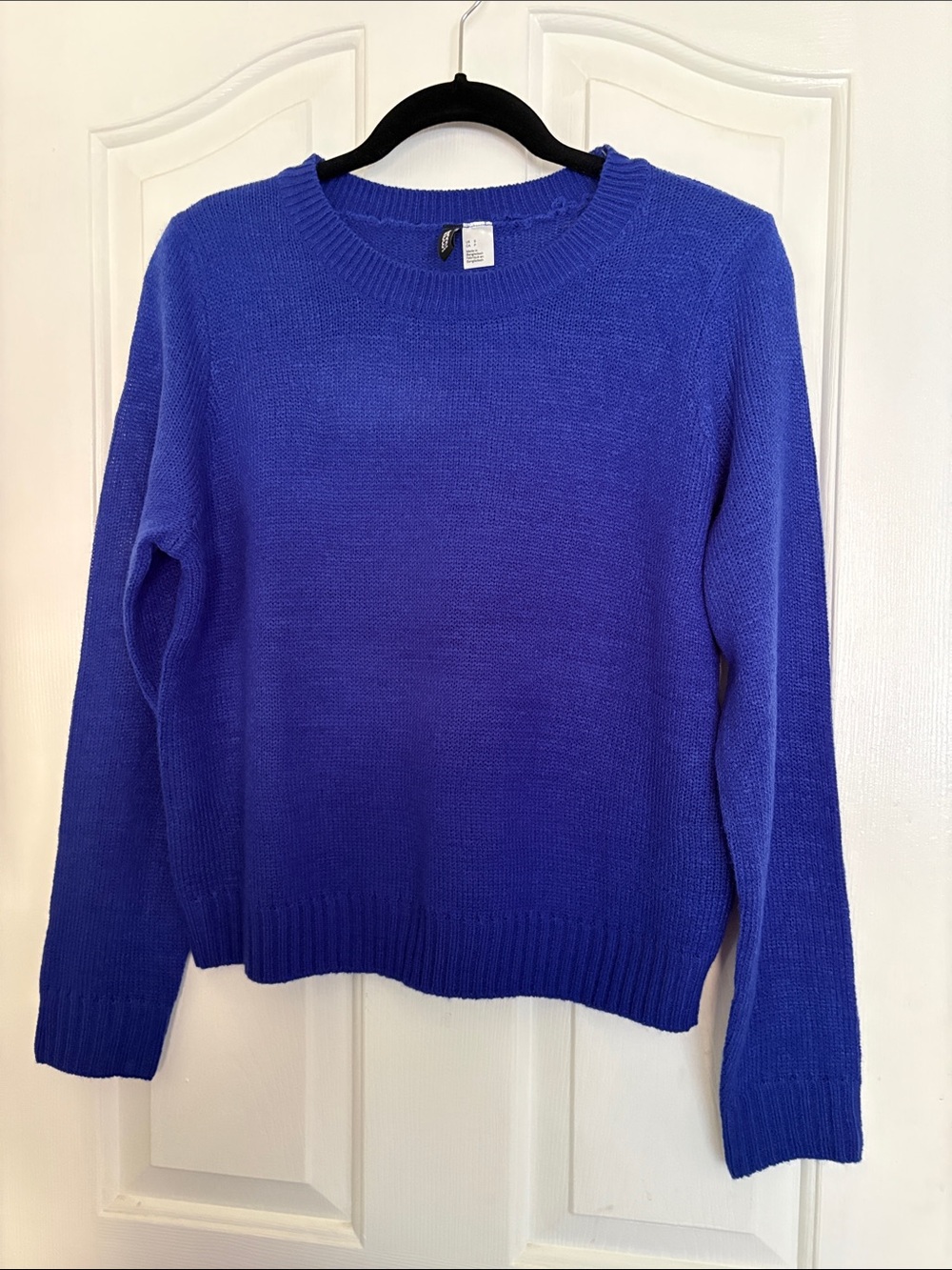 Women's Crewneck Sweater in Vibrant Cobalt